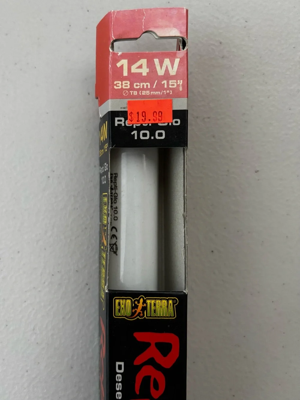 Exo Terra Repti Glo 10.0 UVB 15” Desert Terrarium Lamp